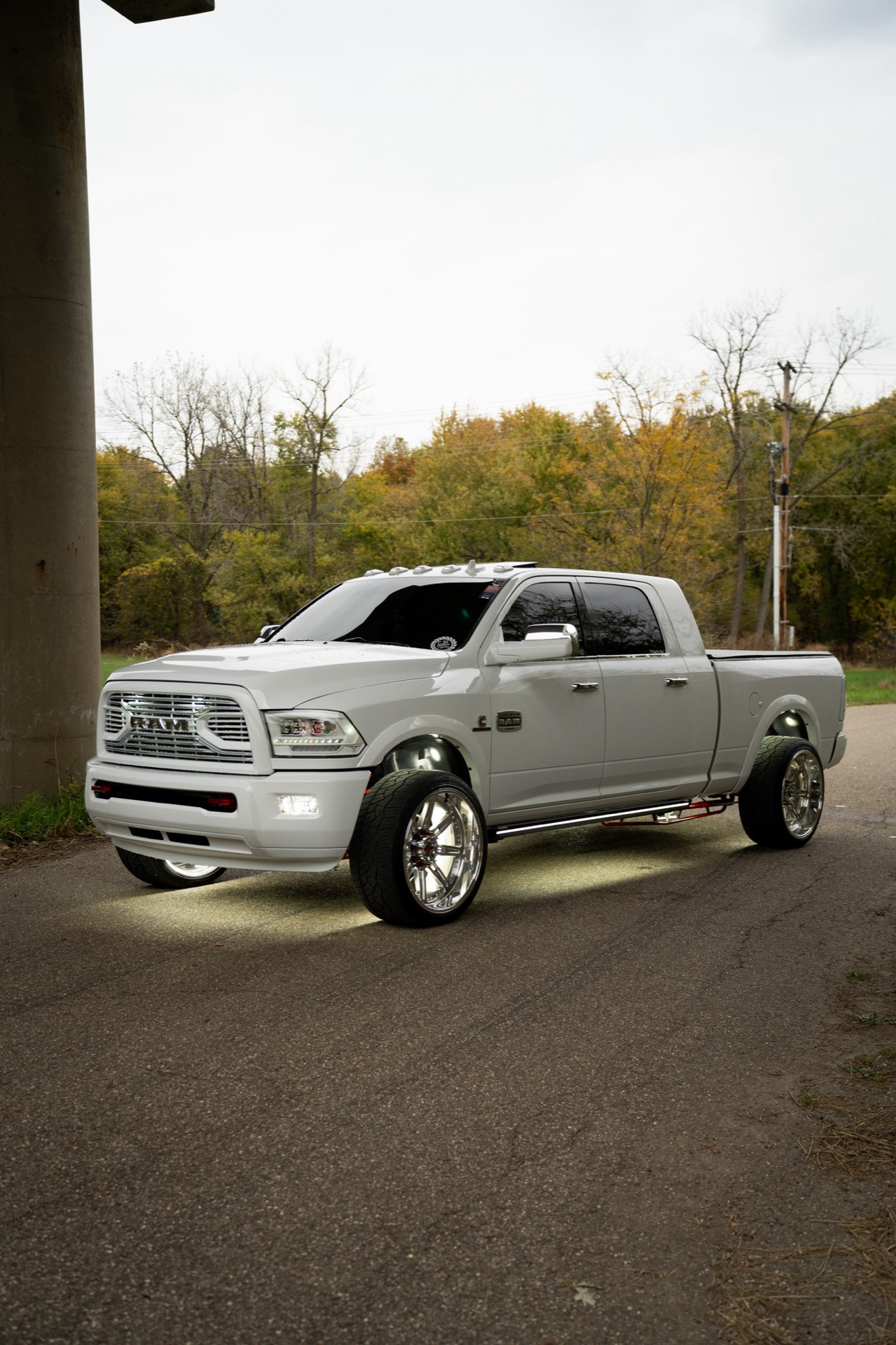 Custom RAM truck with underglow photography by SpeedHunter Media